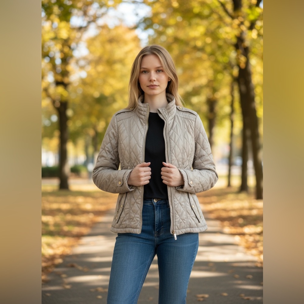 Vince Camuto Zipper Light Jacket